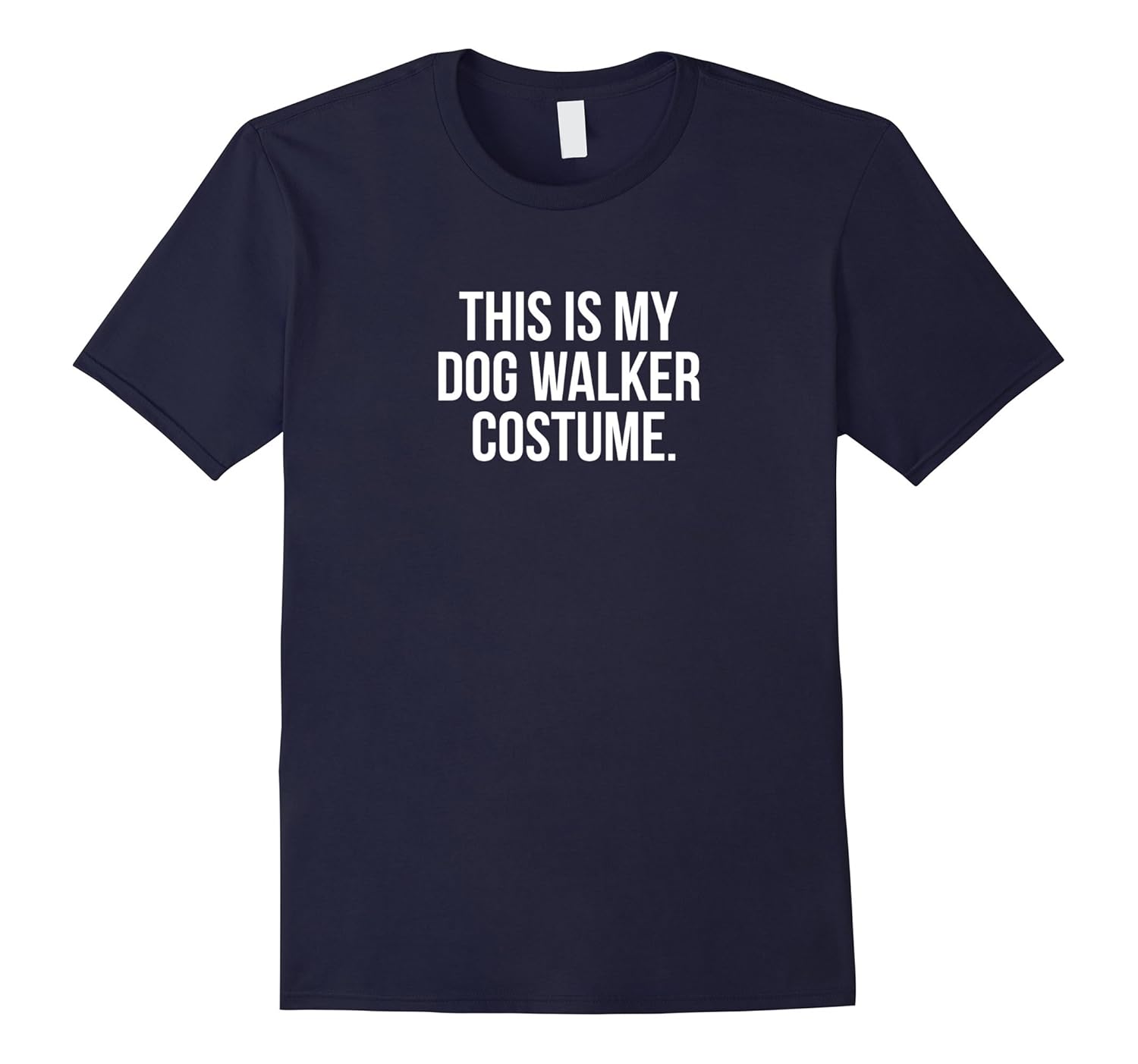 This is my Dog Walker Costume funny Halloween tee shirt-ANZ