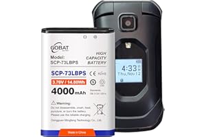 GENERIC GOBAT SCP-73LBPS Battery,4000mAh High Capacity Battery Compatible for Kyocera DuraXV Extreme E4810 Verizon Flip Phone