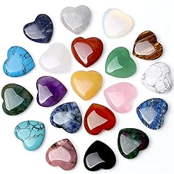 20PCS Crystals and Healing Gemstones Gem Stones