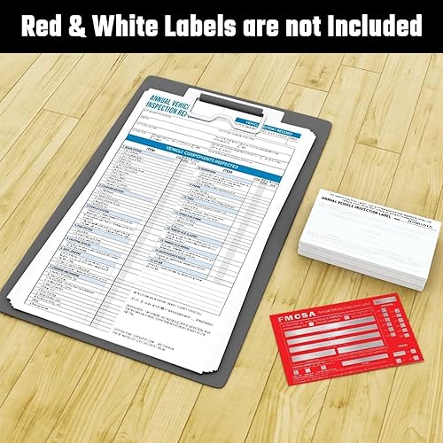 50-pk Annual Vehicle Inspection Report Form 3-ply Carbonless (11.5"x8.3 - View #2