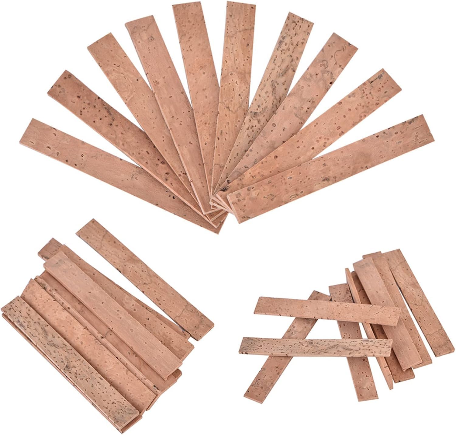 GOTOTOP Clarinet Accessories Set 10 Pcs Clarinet Neck Joint Cork Natural Cork Clarinet Instrument Repair Kit Parts for Neck Cork