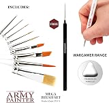 The Army Painter 10 Miniature Brushes with Free Masterclass Kolinsky Sable Hair view 3