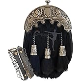 Scottish Kilt Full Dress Sporran Lion Cantel Sporran Antique Unique Lion. 861