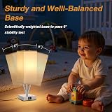 Aooshine Bedside Lamp Touch USB C/A Ports 3-Way Dimmable Grey Shade view 7