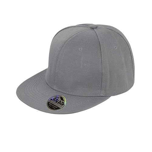 New Plain Black Flat Peak SnapBack Baseball Cap Amazon.co.uk Clothing