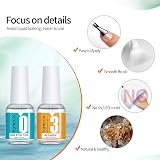 TOMICCA Dipping Top & Base Coat and Activator 15ml Set for Dip Powder view 4