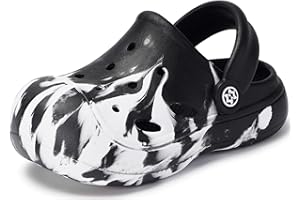 KVbabby Toddler Clogs Boys Girls Ganden Shoes Little Kids Slip on Slides Sandals Children Summer Beach Pool Water Shower Slippers