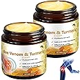 2Pcs Professional Bee Venom Joint,Bee Venom & Turmeric Cream,Natural Bee Venom Cream,Effective for The Back,Waist,Neck,Hands,Knees
