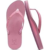 KuaiLu Womens Arch Support Flip Flops Comfortable Yoga Mat Slip on Summer Beach Walking Thong Cushion Sandals