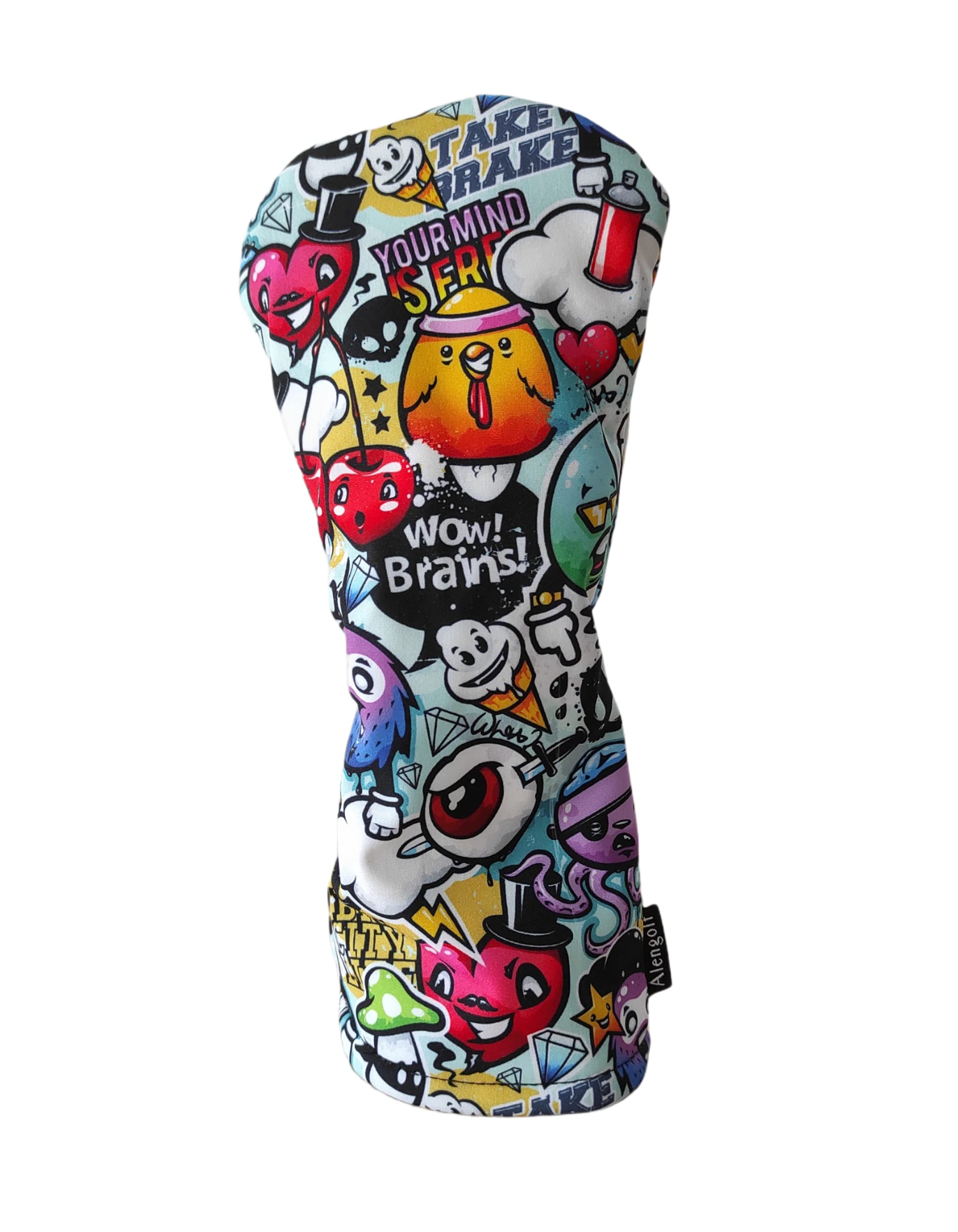 Golf Cover for Wood Graffiti Design | Made in Spain | Waterproof