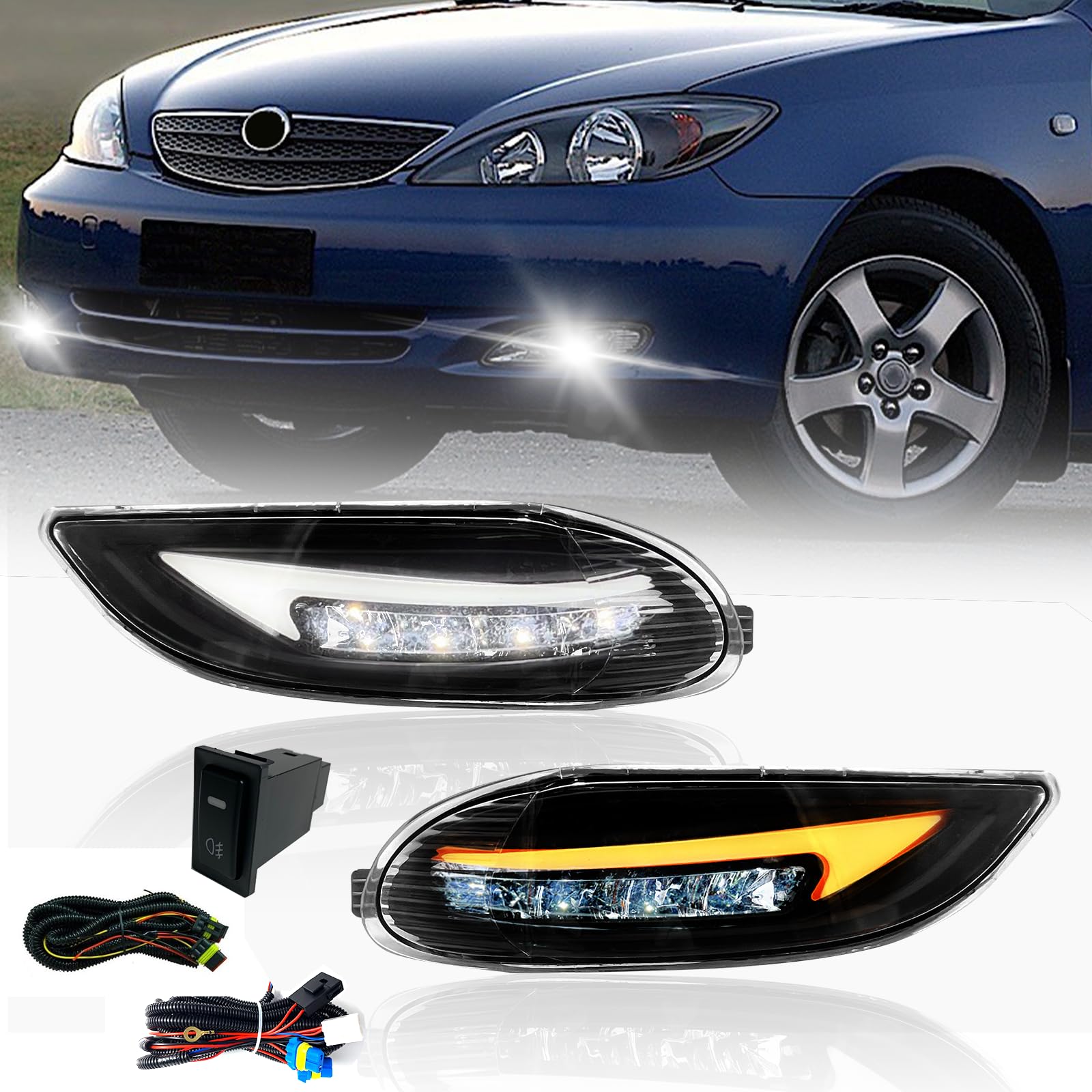 Shocklight LED DRL Fog Lights Compatible with