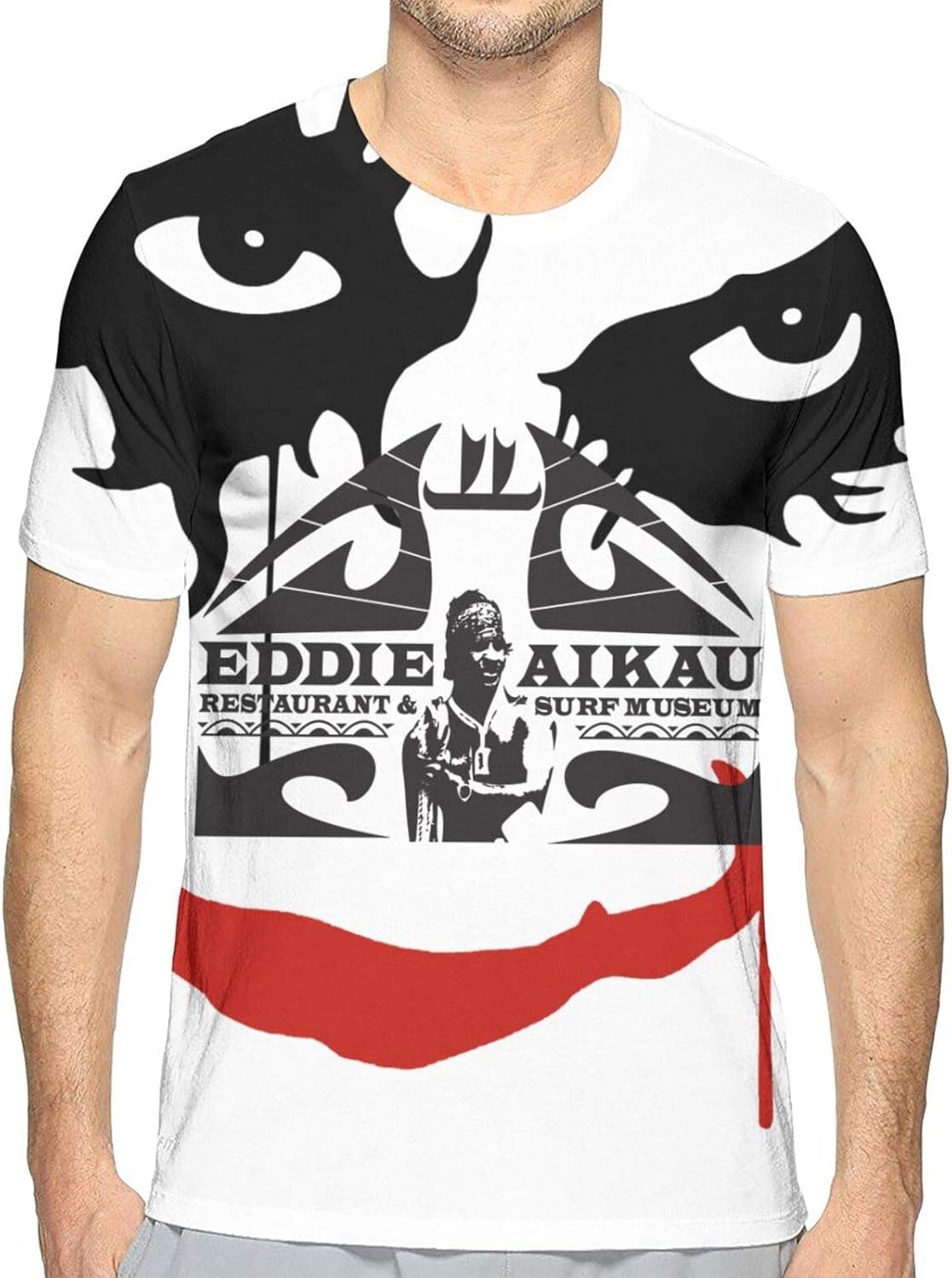 Eddie Aikau Men TShirt Soft Solid Classic Workwear Clothing