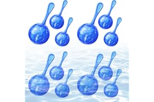 isinlive Humidifier Cleaning Balls, 12 Pack Demineralization Cleaning Ball, for All humidifiers and Fish Tanks, Prevents Scal