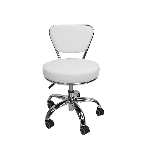 MAYAKOBA Salon Nail Pedicure Stool Pedicure Chair Dayton White