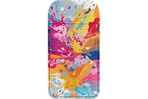 SUITOSELFY Colorful Splash Spray Pocket Protector Leather Pencil Pouch Pen Holder for Lab Coats Shirt Pants Pocket Protectors for Pens and Pencils Multi-Purpose Pocket Pouch Organizer for Men Women