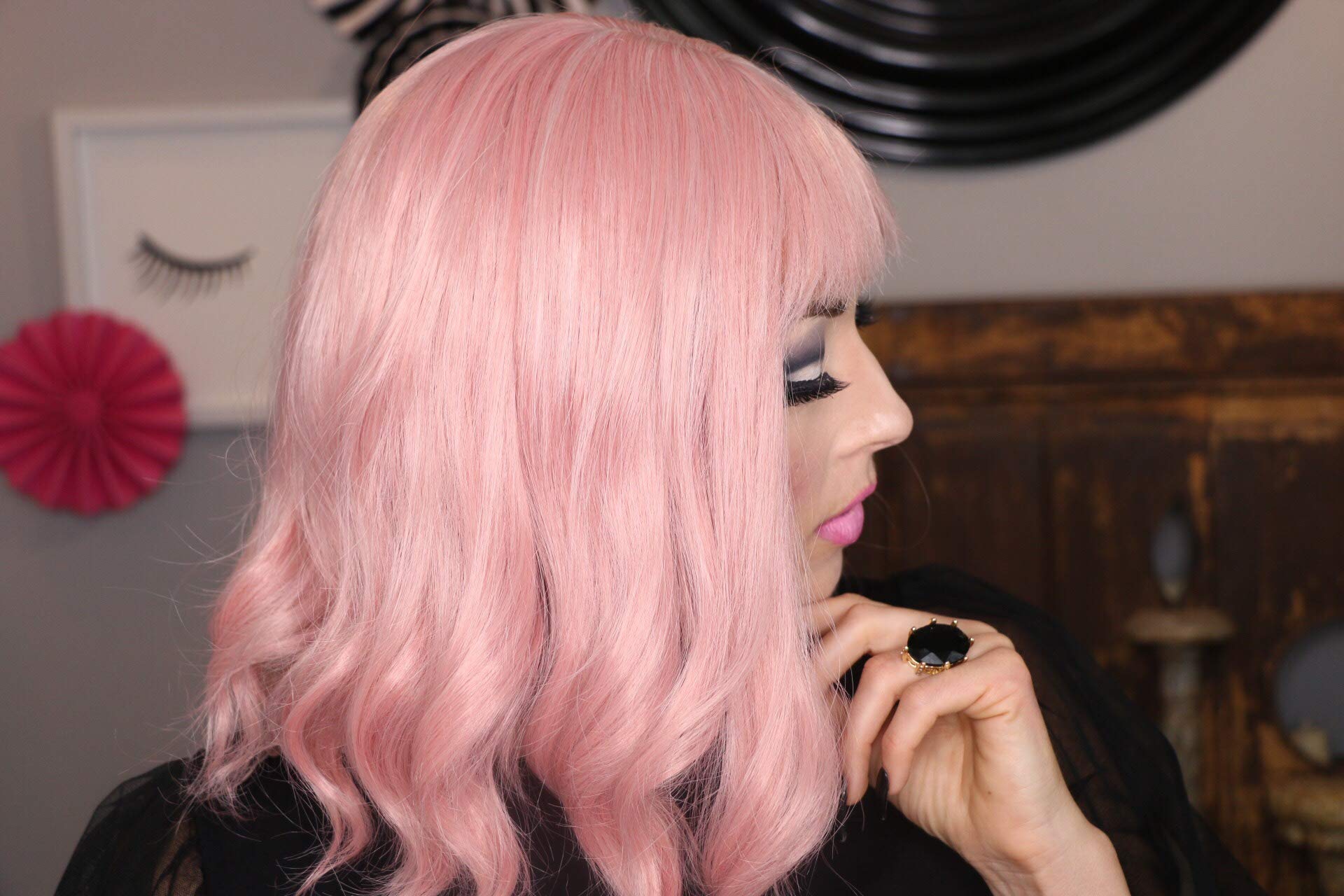 eNilecor Short Wigs for Women with Air Bangs 14\