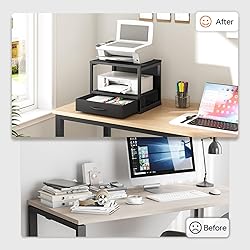 HOOBRO 2-Tier Desktop Printer Stand with