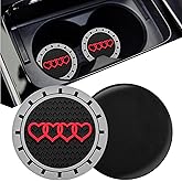 2Pack - 2.75inch Car Cup Holder Silicone Coaster fit for Audi Jeep Toyota Honda Ford Chevy GMC Dodge Subaru Cadillace Kia Hyundai Volkswagen BMW Mercedes Benz & More Interior Decorative Accessories