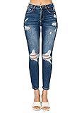 WAX JEAN Women's Butt I Love You Push Up High Rise