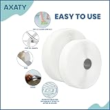 AXATY Hook and Loop Tape 20mm x 2.5m Self Adhesive White 2 Rolls view 5