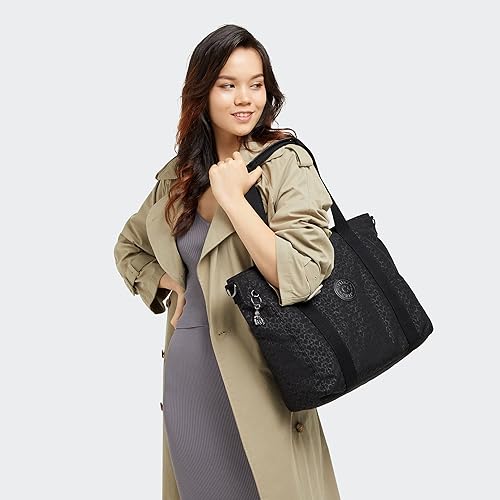 Kipling Asseni Printed Tote Bag Signature Emb in Kuwait Whizz Totes