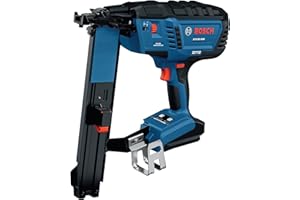 BOSCH GTH18V-50MN 18V Brushless 16-Gauge 7/16 in. Medium Crown Stapler - Cordless, 150 Staple Capacity, Bump-Fire Mode, LED L