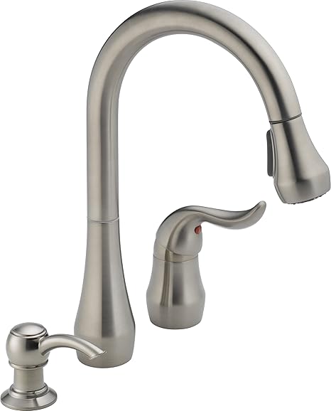 Peerless Single Handle Kitchen Sink Faucet With Pull Down Sprayer