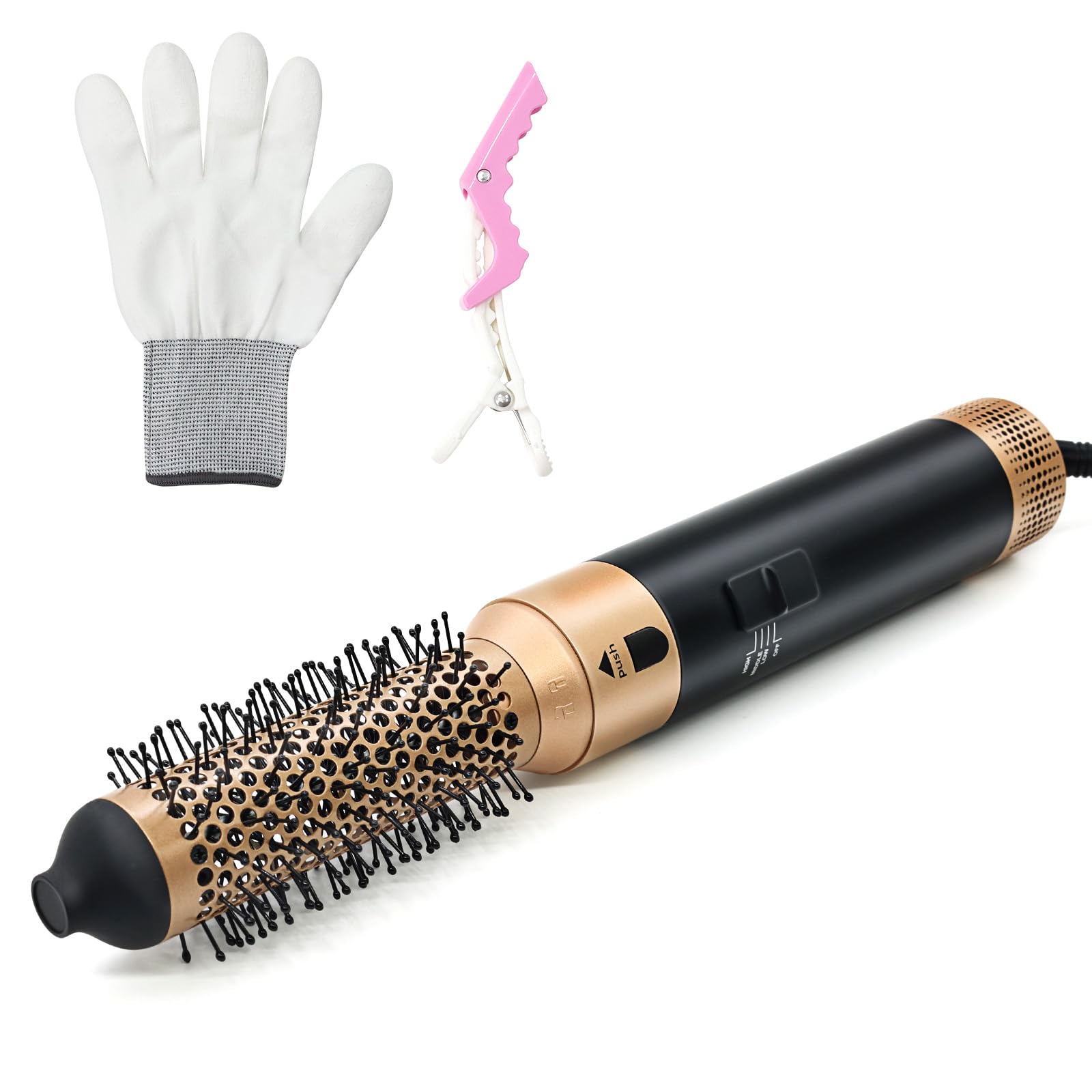 Photo 1 of Round Hair Blow Dryer Brush - 1.2 Inch Ceramic Barrel Hair Dryer Brush for Short/Middle Hair, One Easy Step Drying, Volumizing, Straightening and Styling, Negative Ionic Dryer Brush