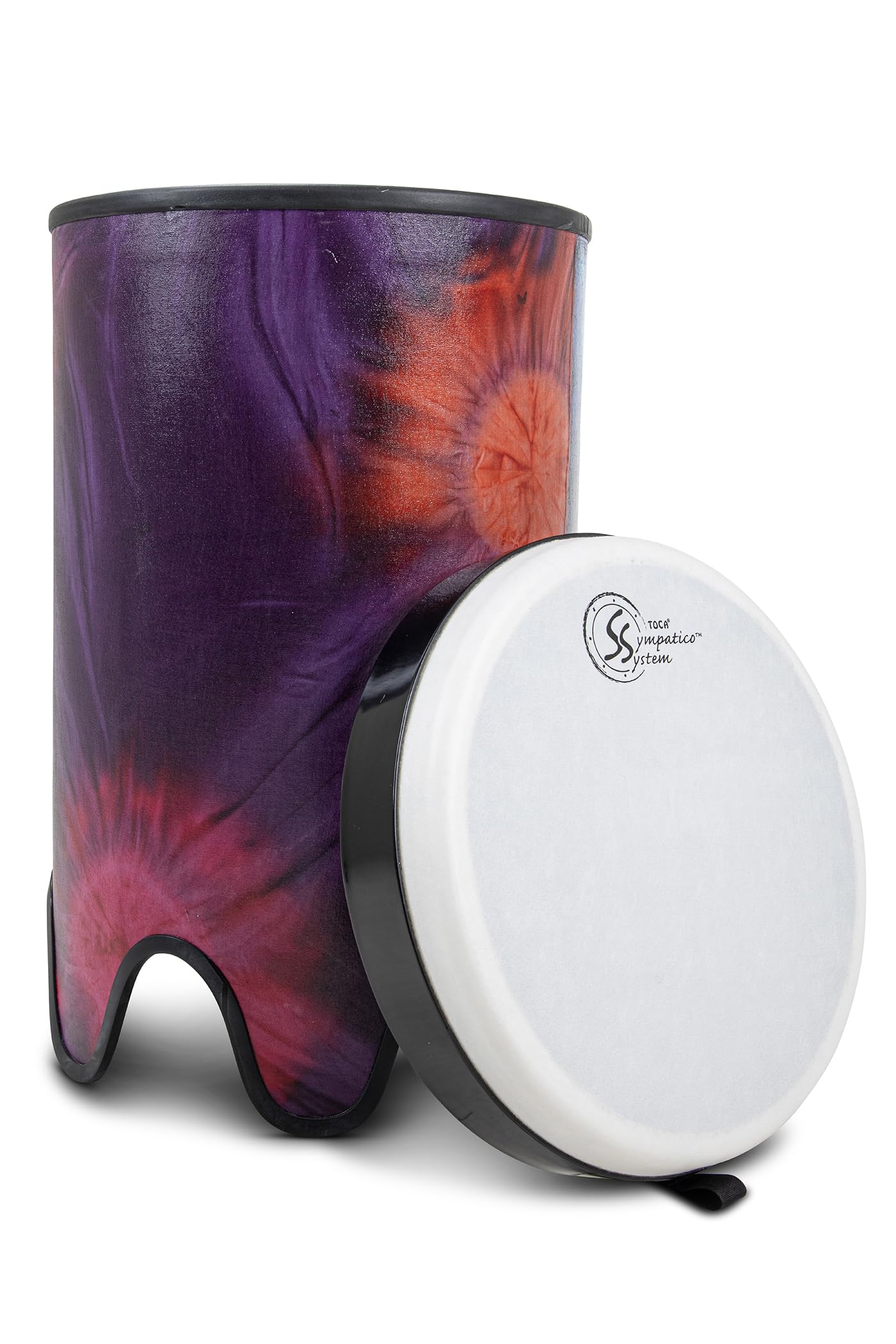 Toca Nesting Drums Freestyle II Tubadora 14 "x 24" Woodstock Purple TSSTB-14WP-FT