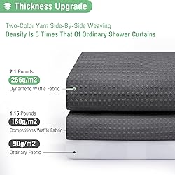 Dynamene Extra Wide Shower Curtain - 84 Inch Wide