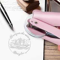 OFCCUSTOM Book Embosser Custom Embosser Stamp with