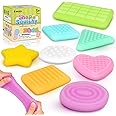Squishy Sensory Toys for Kids: Calm Down Sensory Toys for Autistic Children Toddlers Special Needs, Squeeze Stretch Anxiety Relief Autism Toys, Sensory Shapes Learning Toys Classroom Must Haves