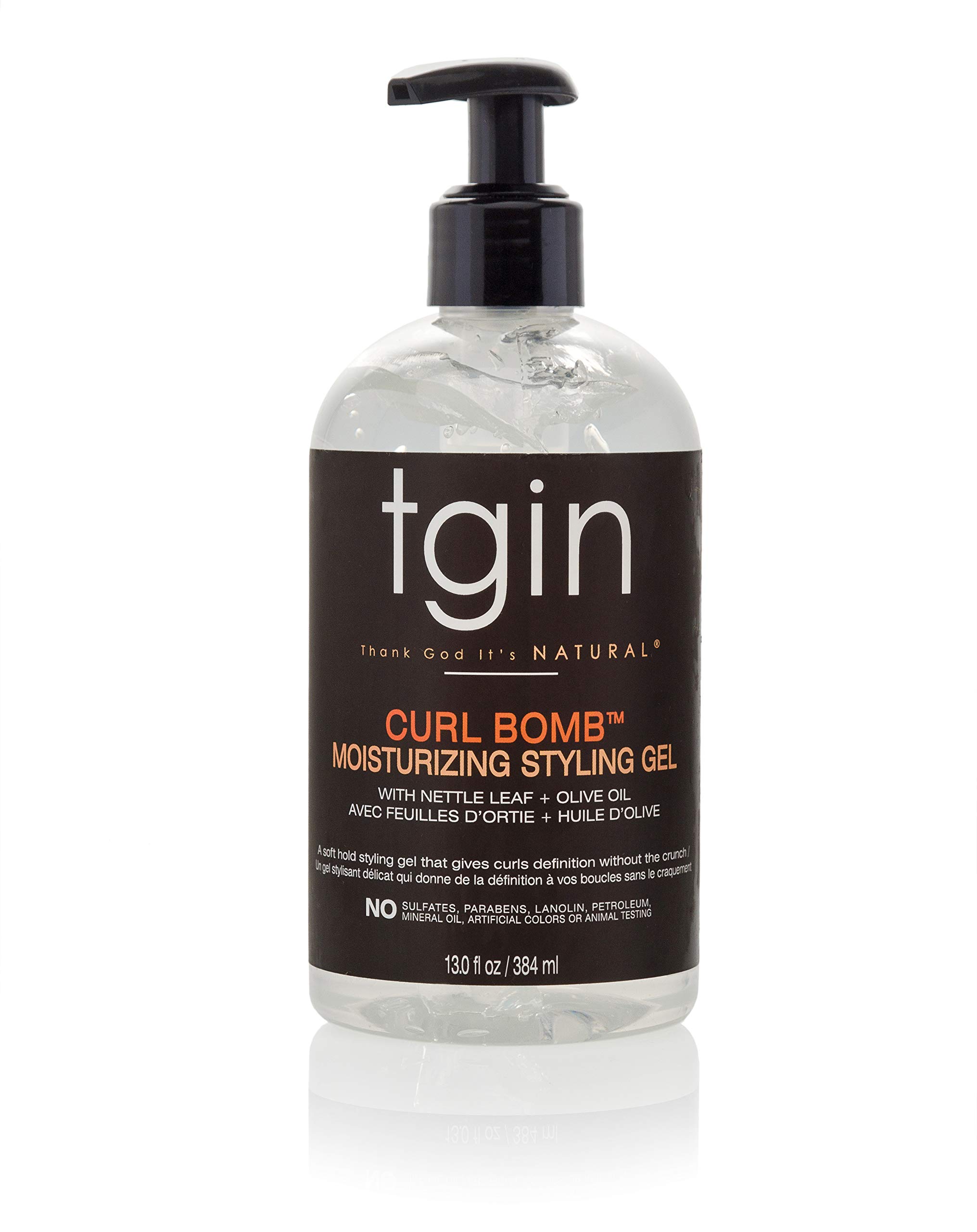 tgin Curl Bomb Moisturizing Styling Gel for Curly Hair Types 384ml