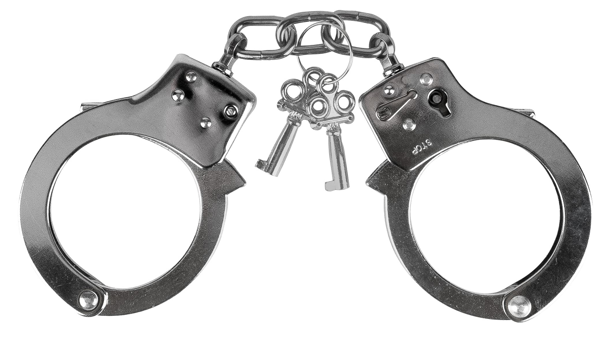 Viper TACTICAL Classic Standard Heavy Duty Security Handcuffs Polished Finish With 2 Keys