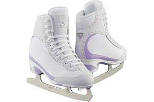 SKATE GURU Jackson Ultima Softec Vista ST3200 ST3201 Figure Ice Skates for Women and Girls/Black, Navy, White Bundle with Guardog Skate Guards Jackson Skate Bag JL350