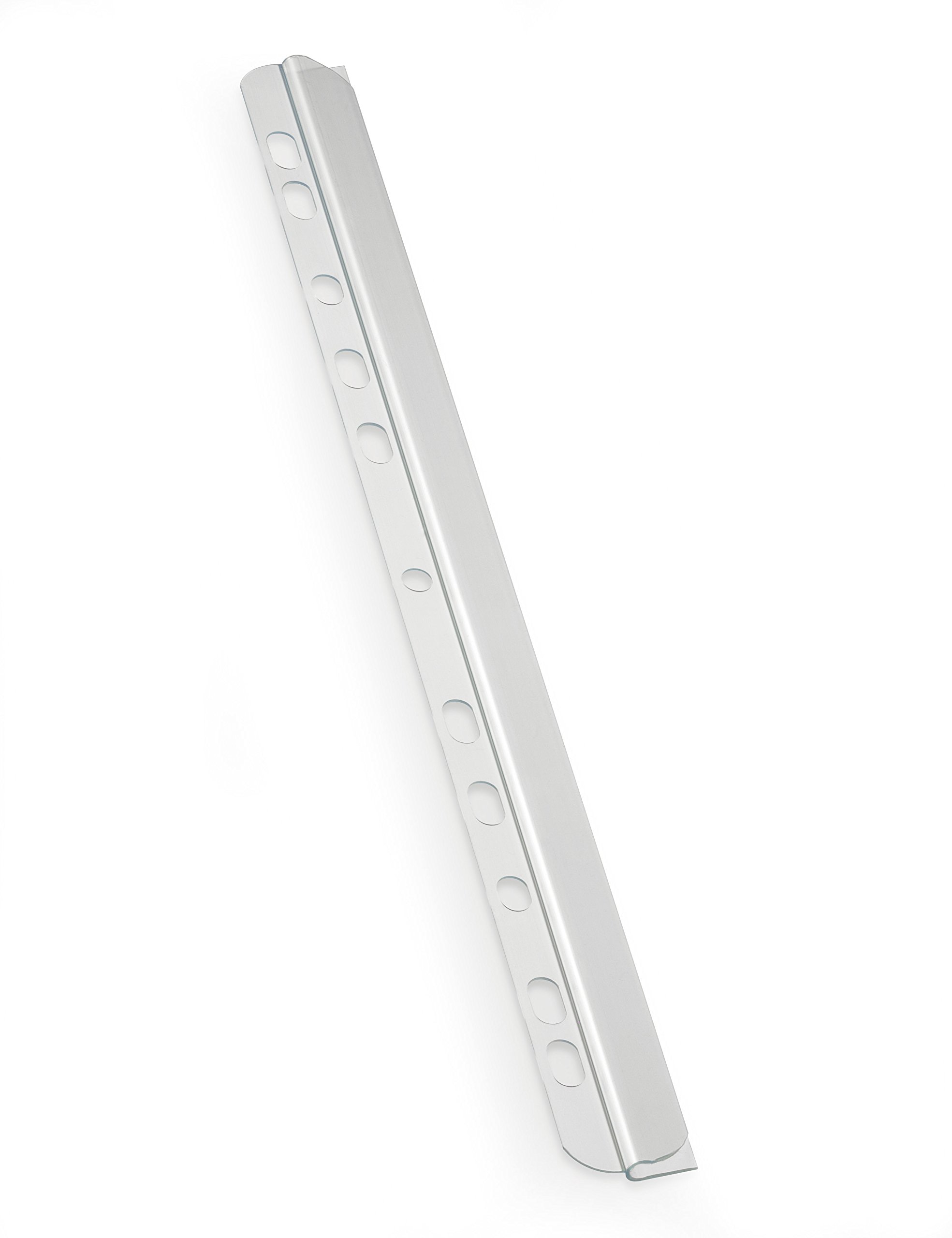 Durable 292919 3 mm Spine Bars with Filing Strip, Transparent - Pack of 8