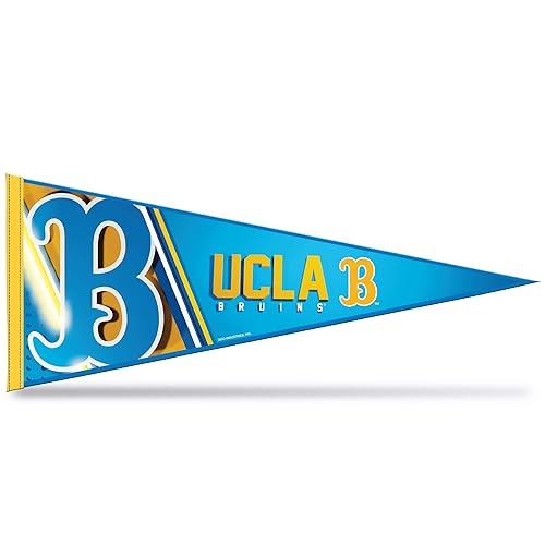 Rico Industries NCAA UCLA Bruins Primary 12" x 30" Felt Wall Décor Pennant - Great for Home/Bed Room/Man Cave Décor