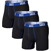 SAXX Underwear Co. Men's Core Performance Mesh Boxer Brief with Fly, Pouch, 3-pack