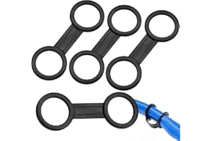 WizeFolk Silicone Snorkel Keeper Clip,4 Pcs Snorkel Mask Holder Retainer Strap,for Scuba Diving & Snorkeling Gear,Universal F