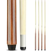 Players Set of One Piece House Pool Cue Sticks - Professional Quality for Commercial Or Residential Use (4 Cues)