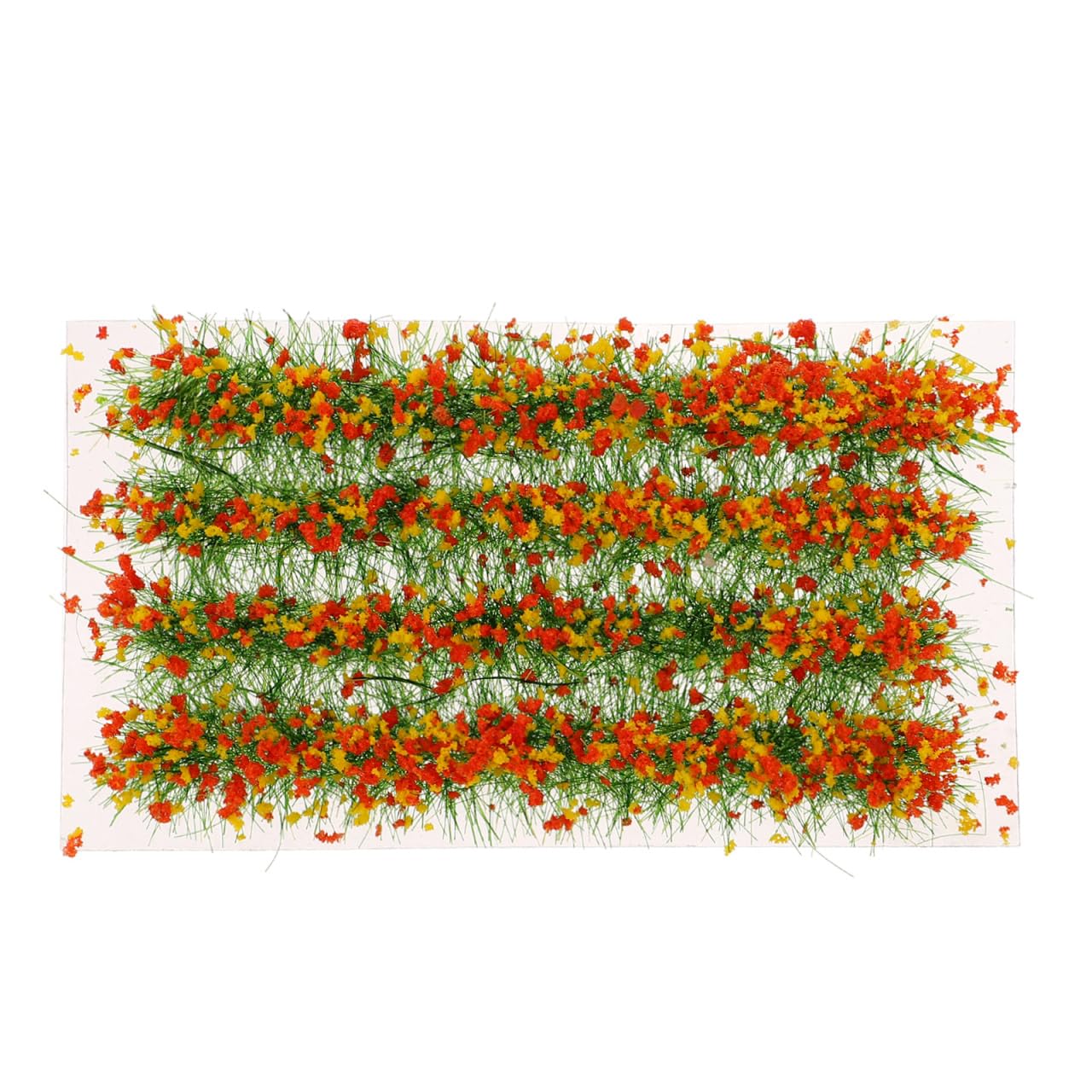 Housoutil Model Building Trees Gauge Making Self-Adhesive Orange Mini Landscaping Grass Tufts DIY Tabletop Model Railway Micro Landscape Decoration Building Trees Track N