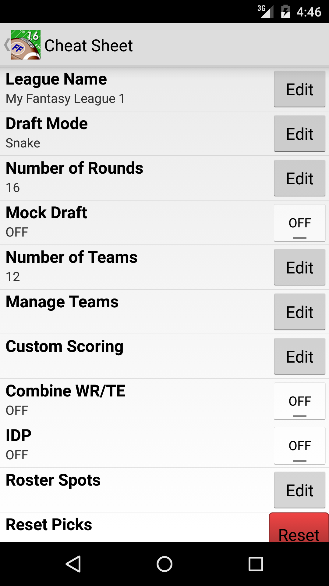 Amazon.com: Fantasy Football Cheatsheet '16: Appstore for Android