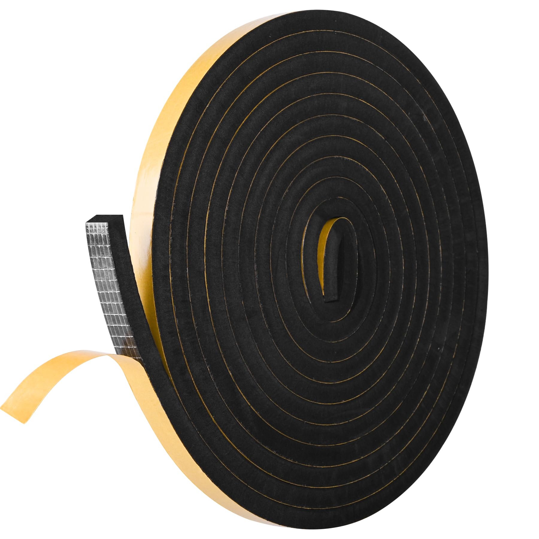 Self Adhesive Foam Tape Weatherstrip 1/2in x 3/8in