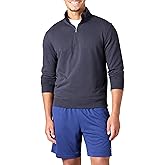 Amazon Essentials mens Lightweight French Terry Quarter-zip Mockneck Sweatshirt