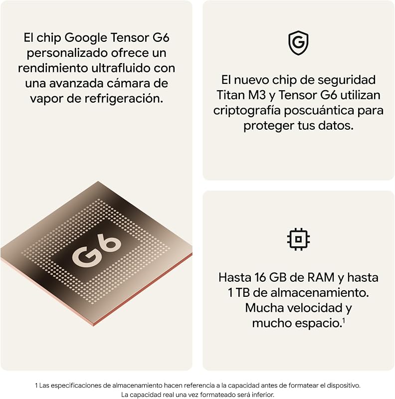 Pixel 11 Pro – Smartphone Android desbloqueado - Obsidian, 1TB