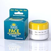 Ocean Potion Face Zinc SPF 50, Broad Spectrum UVA/UVB Protection, Clear Zinc Oxide Facial Sunscreen, Water-Resistant, Enriched with Aloe &amp; Vitamin E, Oxybenzone-Free