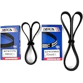 MOCA 4PK775 6PK1060 EPDM Serpentine Belt Kit 04-09 for Nissan Quest 3.5L | 04-08 for Nissan Maxima 3.5L, 03-07 for Nissan Murano 3.5L 3498CC V6 GAS DOHC Naturally Aspirated