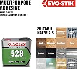 Evo-Stik 528 Instant Contact Adhesive 2.5L Multi-Purpose High Shear view 4