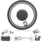 Ktaxon 48V 1000W Ebike Conversion Kit, 24In, Front Wheel | Powerful Hub Motor, LCD Display, 5 Optional Speed, 4 Riding Modes, PAS System and Intelligent Controller