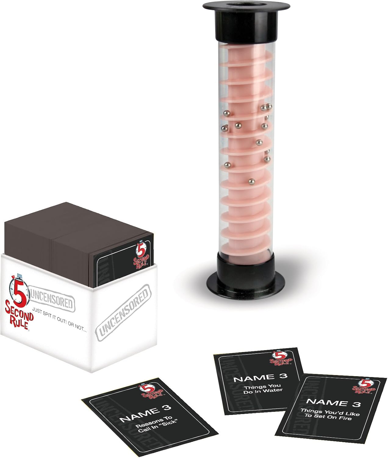5 Second Rule Uncensored - Fun Card Game for Game Night with Friends - for Ages 17 and Up, Black, 6.35 cm x 12.7 cm x 17.78 cm - Image 3